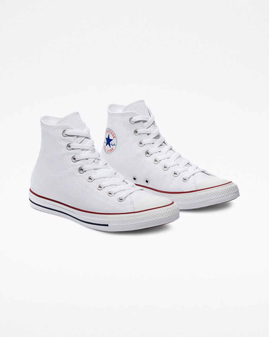 Dámské Boty Vysoké Converse Chuck Taylor All Star Classic Bílé | CZ JUON15